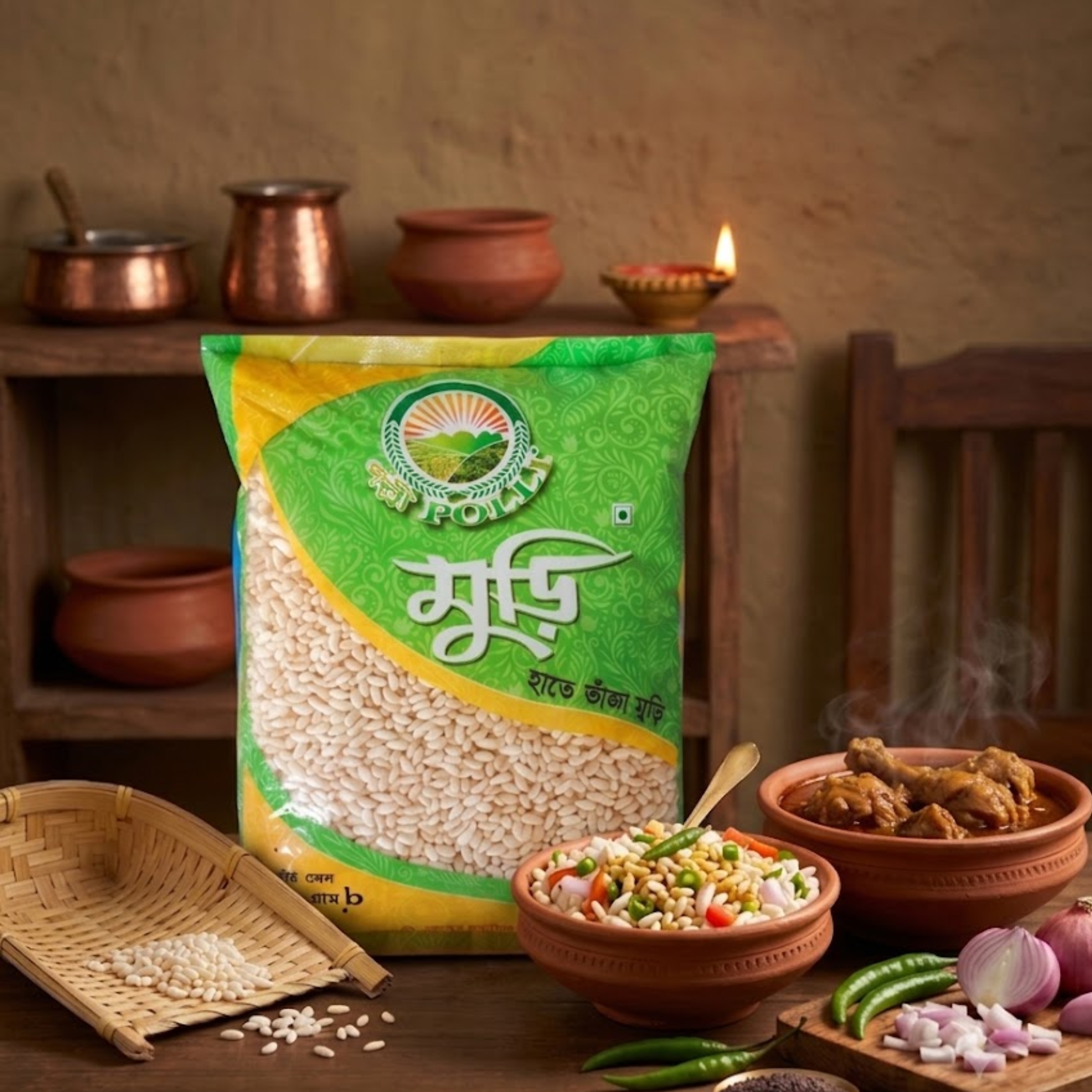 Hand-Roasted Puffed Rice